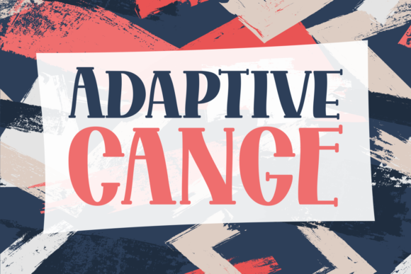 Adaptive Cange: The Script Font for Bold Creative Expression