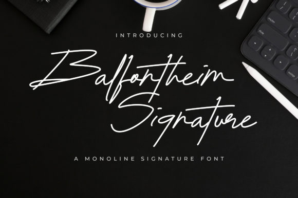 Balfontheim Signature: The Elegant Script for Elevated Designs