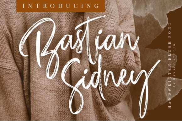 Bastian Sidney: Your Creative Spark in a Fun Brush Script Font