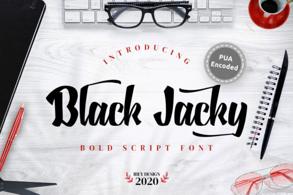 Black Jacky: The Bold Script Font for Elegant Communication