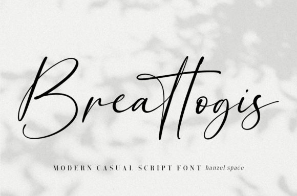 Breattogis: A Contemporary Script Font for Modern Branding