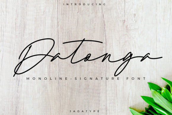 Bringing Romantic Elegance to Your Projects with the Datonga Font