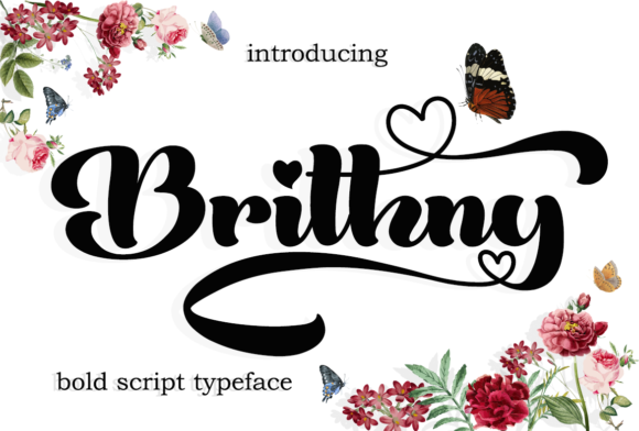 Brithny: A Sweet, Bold Script Font for Creative Expression
