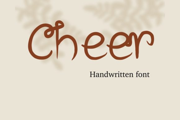 Cheer Font: A Handwritten Touch for Modern Design