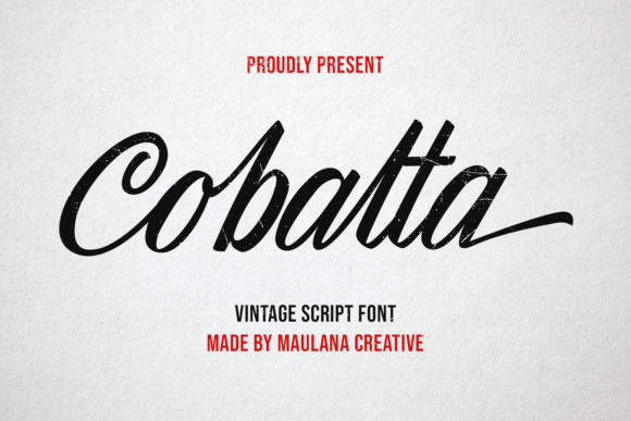 Cobalta: A Vintage Script Font That Elevates Your Creative Projects