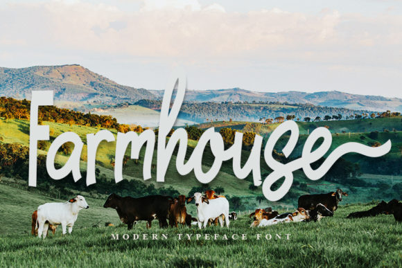 Farmhouse Font: Modern Script with Vintage Soul