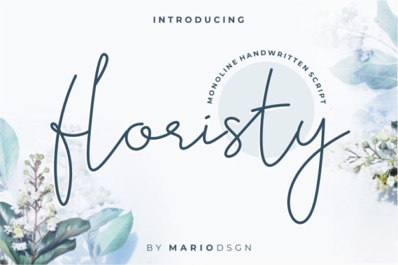 Floristry: An Elegant Script for Modern Design