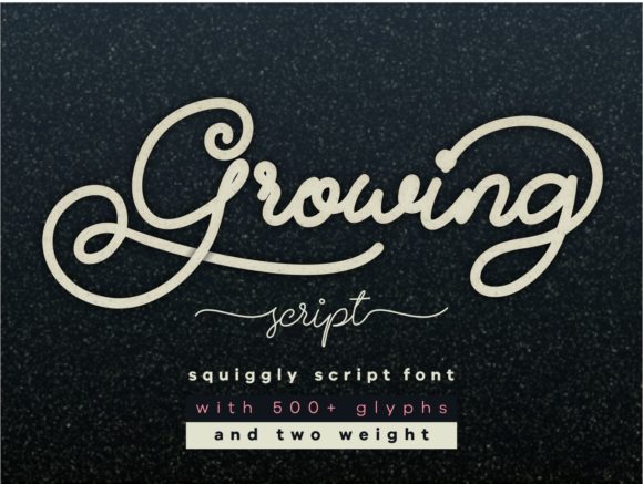 Growing: A Font That Elevates Your Creative Expression
