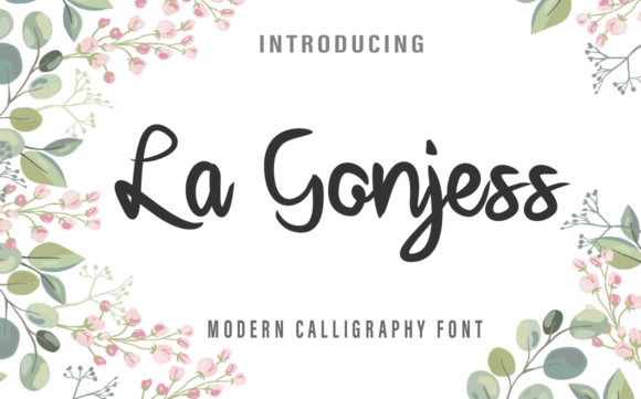 La Gonjess: A Practical Font for Playful Calligraphy
