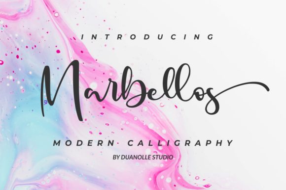 Marbellos: The Handwritten Script Font for Authentic Projects