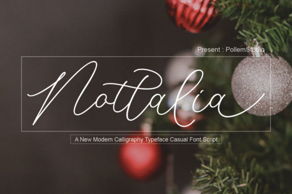 Nottalia: Modern Calligraphy That Balances Casual Elegance
