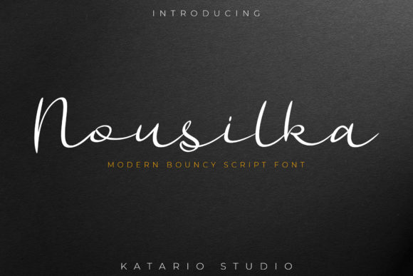 Nousilka: The Modern Script Font Built for Creative Connection
