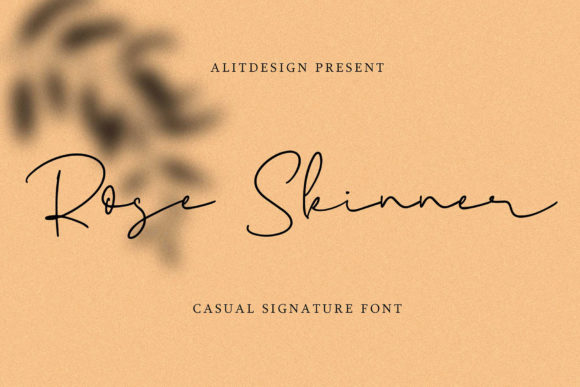 Rose Skinner: The Signature Font for Personal Designs