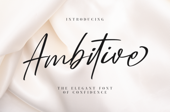 The Ambitive Script Font: Where Elegance Meets Versatility