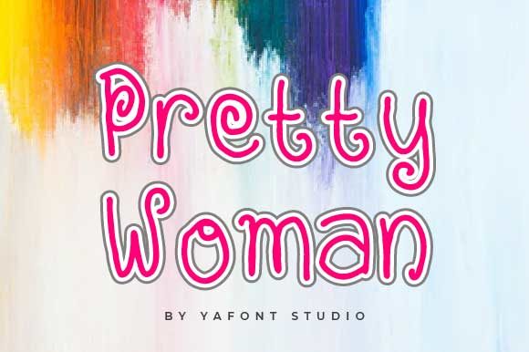 The Elegance of Pretty Woman: A Contemporary Script Font