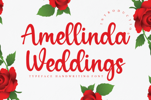 The Elegant Script of Amellinda Weddings