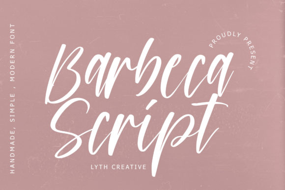 The Elegant Simplicity of Barbeca: A Modern Handwritten Font