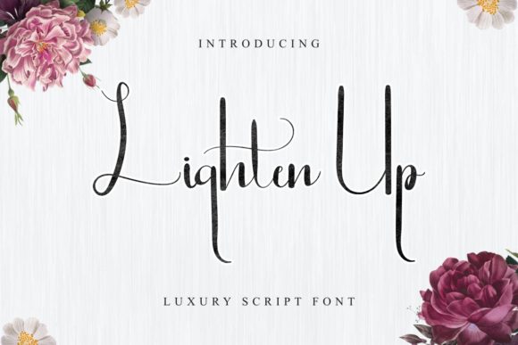 The Lighten Up Script Font: Elegance for Your Modern Projects