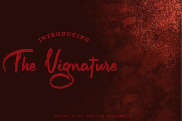 The Vignature Script Font: A Modern Tool for Delicate Design
