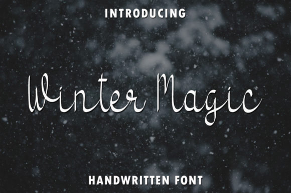 Winter Magic: The Art and Application of an Elegant Script Font