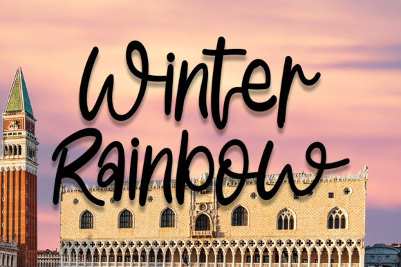 Winter Rainbow: The Friendly Script Font for Modern Design